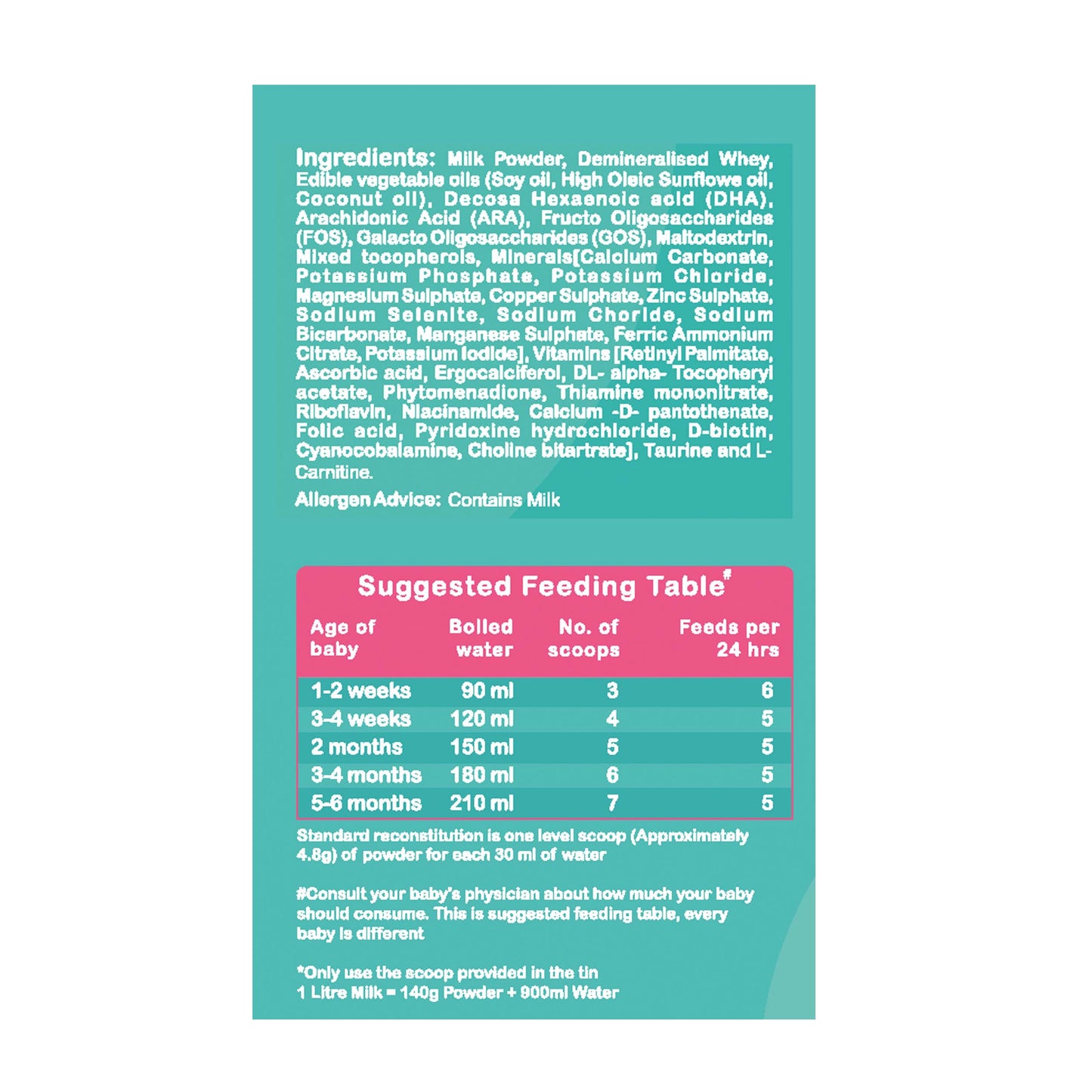 Progen Stage 1 Infant Formula with DHA, ARA & Prebiotics – 200g