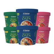 Instant Oats Cups Combo – Bhim Banana, Strawberry & Pineapple - Pack of 6