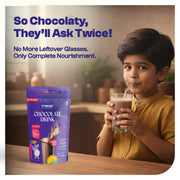 Chocolate Health Drink for Kids with Bhim Banana, Brahmi & Ashwagandha – 400g Pouch
