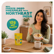 Ready-to-Eat Pineapple High Protein Oats - 50g Single Serve ( Pack of 5 )