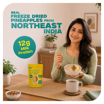 High-Protein Pineapple Oats Single-Serve – 50g