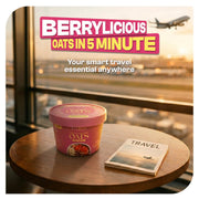 Instant Strawberry Oats Cups | Pro-To-Grow (Pack of 5 × 60g)