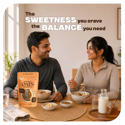 Zero Added Sugar Oats with Monk Fruit & Millets – 400g