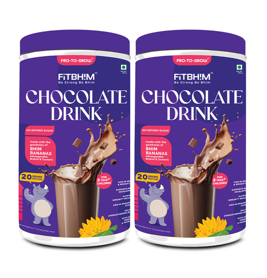 Chocolate Health Drink for Kids Pack of 2 – 200g Jars