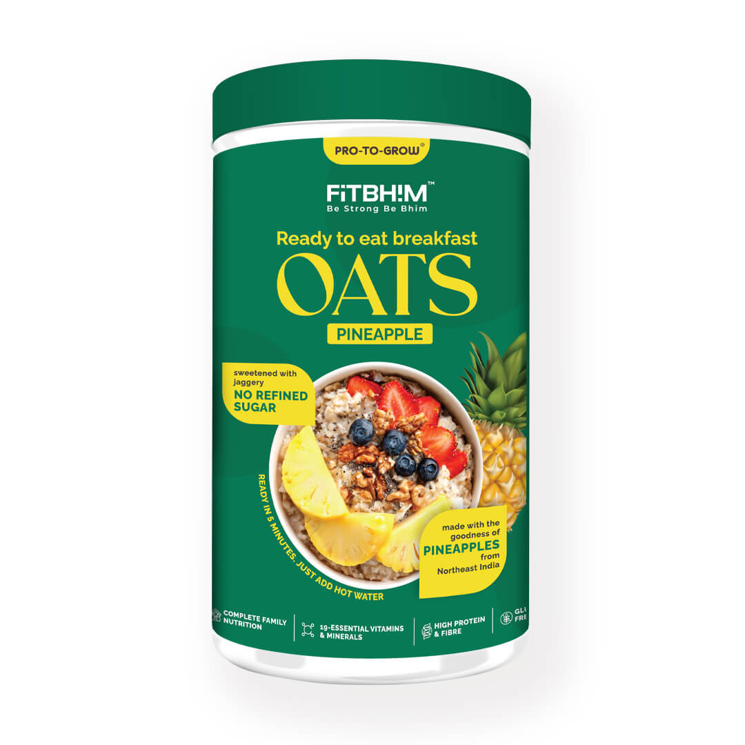 Pineapple Ready-to-Eat Oats – 300g Jar