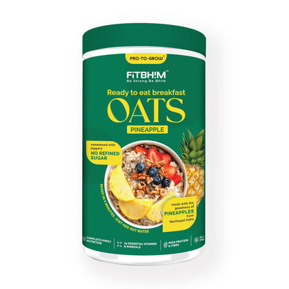 Pineapple Ready-to-Eat Oats – 300g Jar