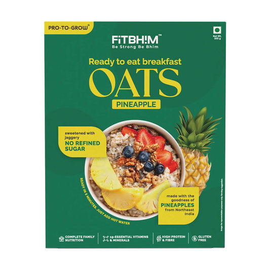 Pineapple Ready-to-Eat Oats – 300g Box