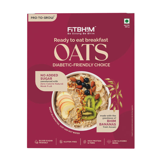 Diabetic-Friendly Oats with Monk Fruit & Millets – 300g
