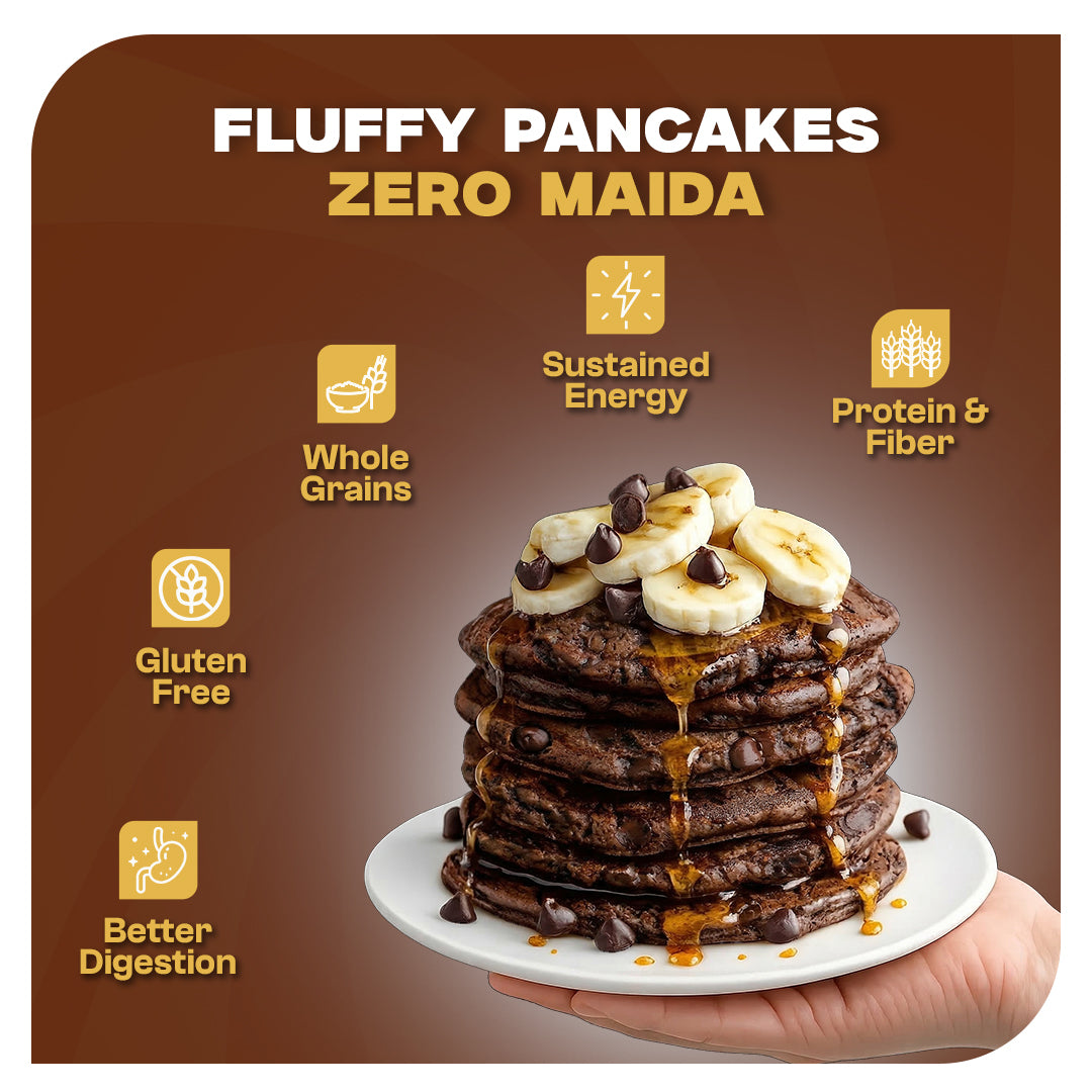 Choco Banana Pancake Mix & Chocolate Hazelnut Spread Combo
