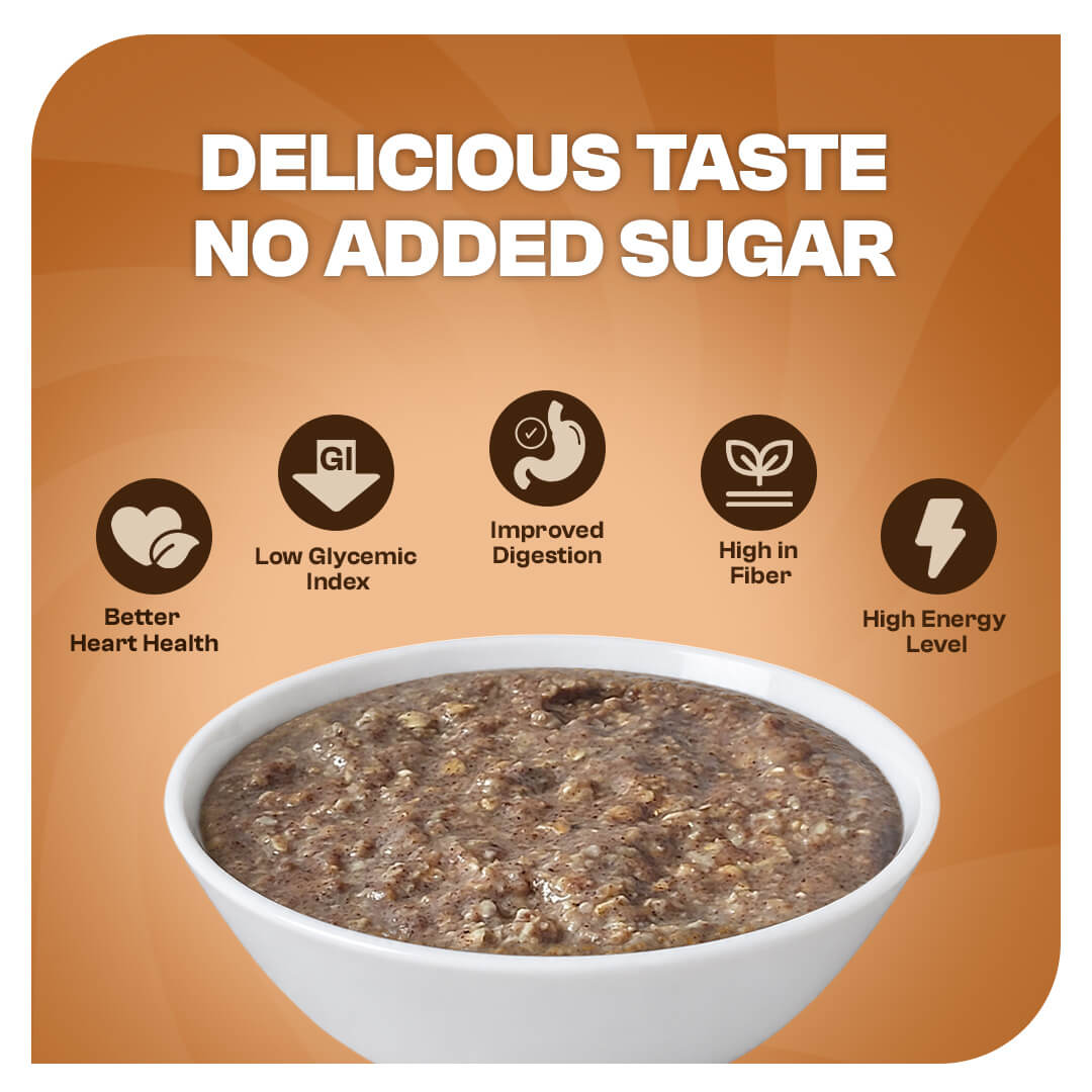 Zero Added Sugar Oats with Monk Fruit & Millets – 400g