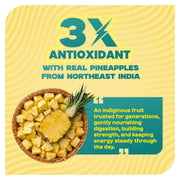 Ready-to-Eat Pineapple High Protein Oats - 50g Single Serve ( Pack of 5 )