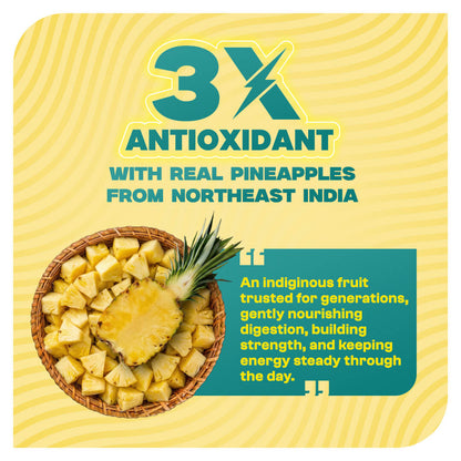 High-Protein Pineapple Oats Single-Serve – 50g