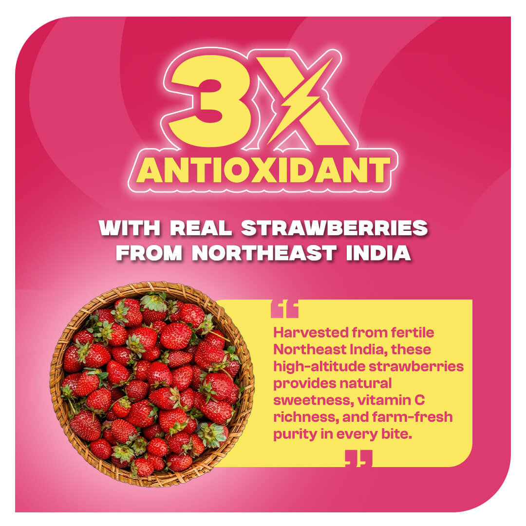 Strawberry Ready-to-Eat Oats – 300g Jar