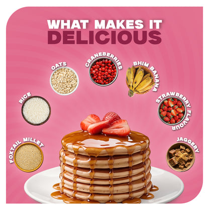 Strawberry Healthy Pancake Mix – 250g