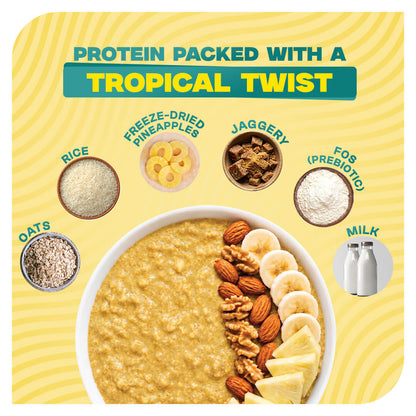 High-Protein Pineapple Oats Single-Serve – 50g