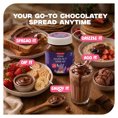 Chocolate Hazelnut Spread with Bhim Banana – 300g Jar