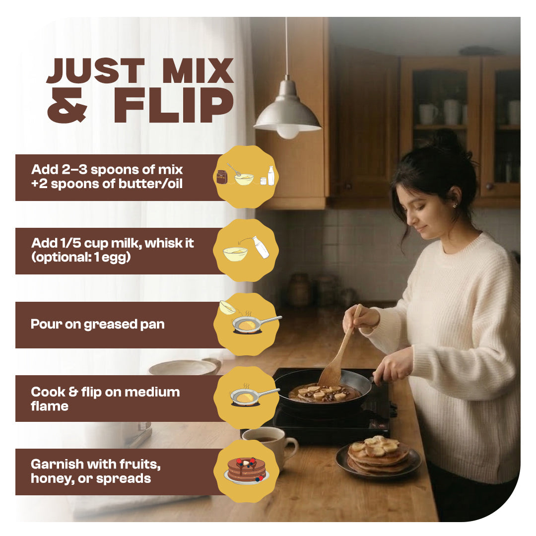 Choco Banana Healthy Pancake Mix – 250g
