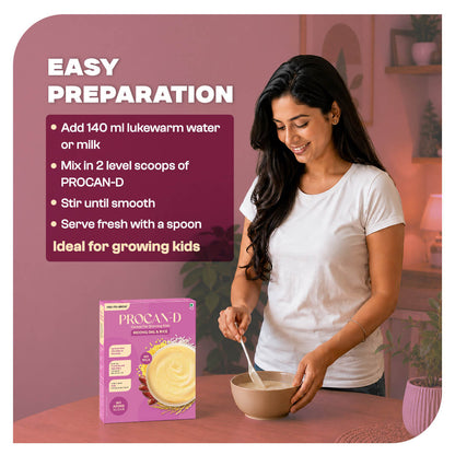 Procan-D Moong Dal & Rice Growing Kids Nutrition Cereal - 300g Box
