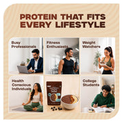 Ready-to-Eat Double Chocolate High Protein Oats - 50g Single Serve ( Pack of 5 )