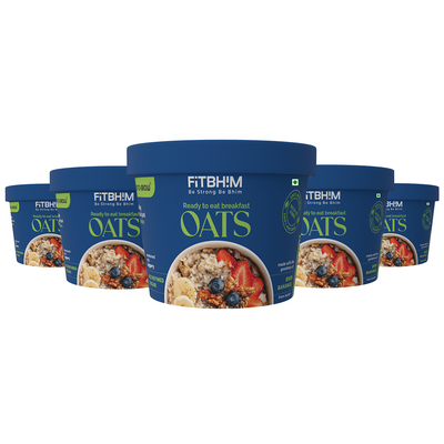 Bhim Banana Instant Oats Cups – Pack of 5