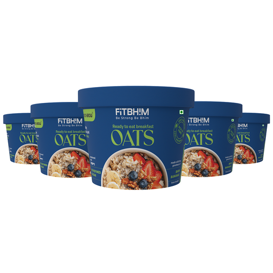 Bhim Banana Instant Oats Cups – Pack of 5