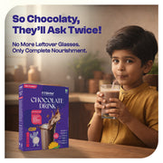 Chocolate Health Drink for Kids with Bhim Banana, Brahmi & Ashwagandha – 300g Box