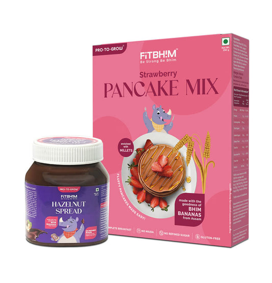Strawberry Pancake Mix & Chocolate Hazelnut Spread Combo