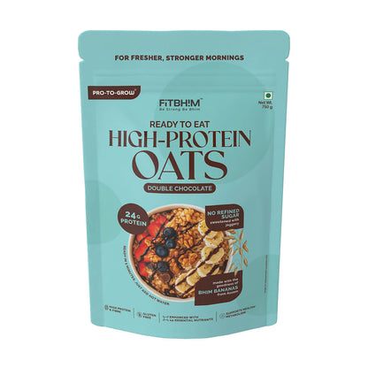 High-Protein Double Chocolate Oats Value Pack – 750g