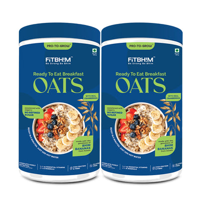 Bhim Banana Ready-to-Eat Oats Pack of 2 – 300g Jars