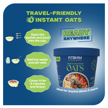 Bhim Banana Instant Oats Cups – Pack of 5