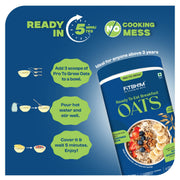 Bhim Banana Ready-to-Eat Oats Pack of 2 – 300g Jars