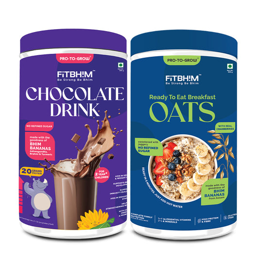 Chocolate Health Drink & Bhim Banana Oats Combo