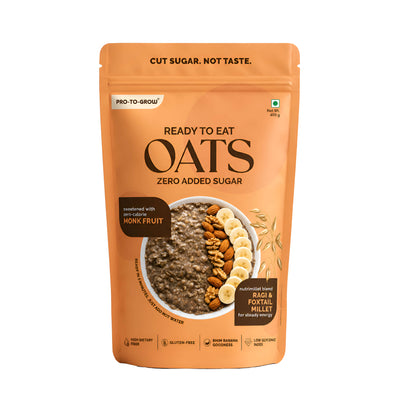 Zero Added Sugar Oats with Monk Fruit & Millets – 400g
