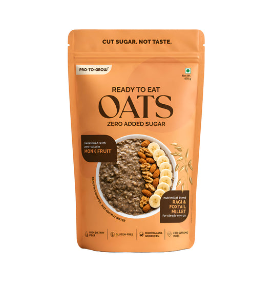 Zero Added Sugar Oats with Monk Fruit & Millets – 400g