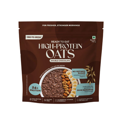 High-Protein Double Chocolate Oats Value Pack – 750g